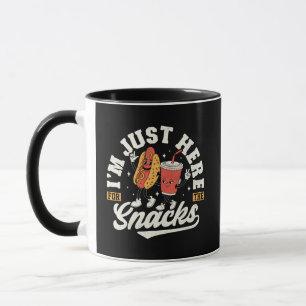 Estou Aqui Apenas pelos Lanches Caneca de Café