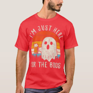 Estou aqui para a Camisa de Boos Engraçada Hallowe