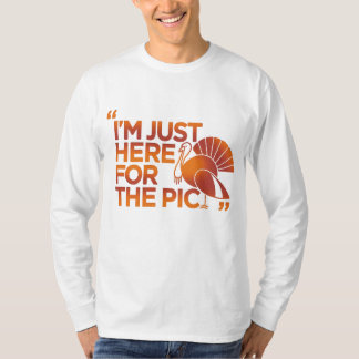 Estou aqui para a camiseta de fotos