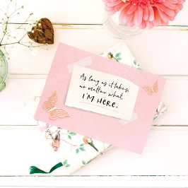 Estou aqui para você, não importa qual cartão