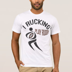 Estou Arrancando, Jogando Rugby T-Shirt