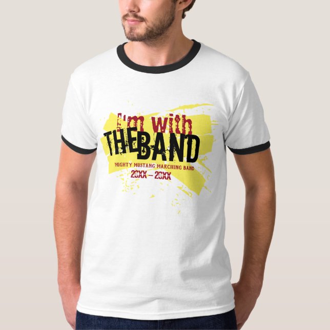 Estou com a Banda | Pai de marchas T-Shirt (Frente)