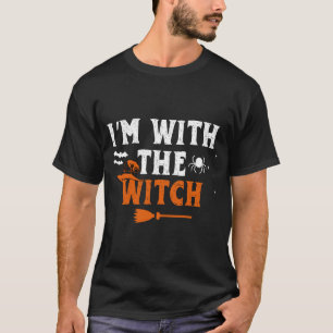 Estou com a Camiseta da Bruxa - Dia de as Bruxas e