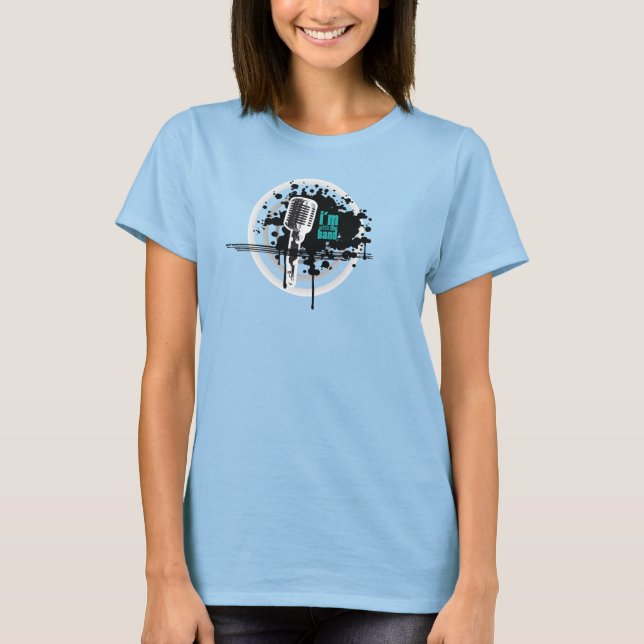 Estou com a camiseta das mulheres Bandas (Frente)