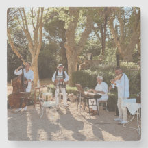 Estou com a Porta copos de pedra Banda