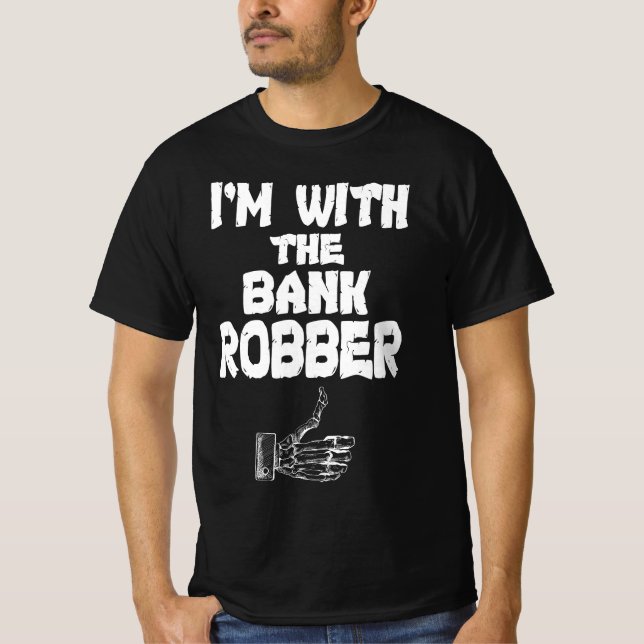 Estou com a T-Shirt Robber do Banco (Frente)