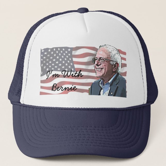 Estou com Bernie Sanders Boné Baseball (Frente)