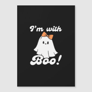 Estou Com Boo Estilo Retrô Divertido