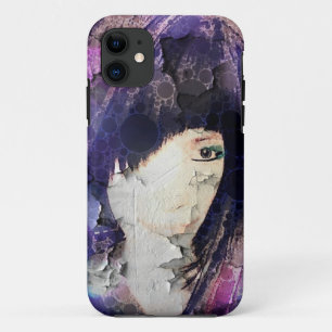 Estou com capas de iphone de Wig Purple