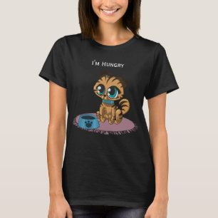 Estou com fome de camiseta básica de mulheres
