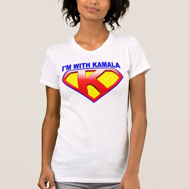 Estou com Kamala Emblem T-Shirt (Frente)