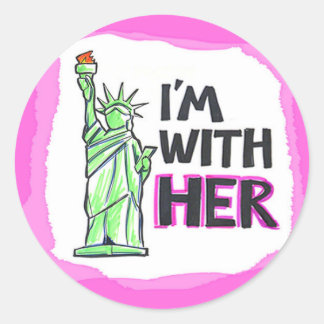 Estou com o adesivo dela