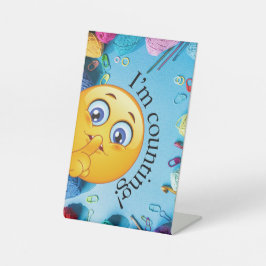 Estou contando com o símbolo de pé para crochê ou 