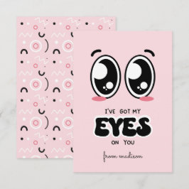 Estou de olho no seu cartão de Namorados de sala d