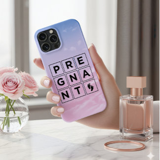 Estou Grávida capa de iPhone
