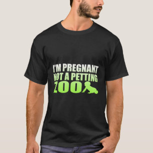 Estou Grávida Não É Uma Camiseta Gráfica Do Zoo.