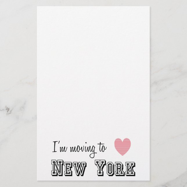 Estou me mudando para Nova York (Frente)