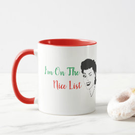 Estou na lista legal, Estilo de Retro, caneca de N
