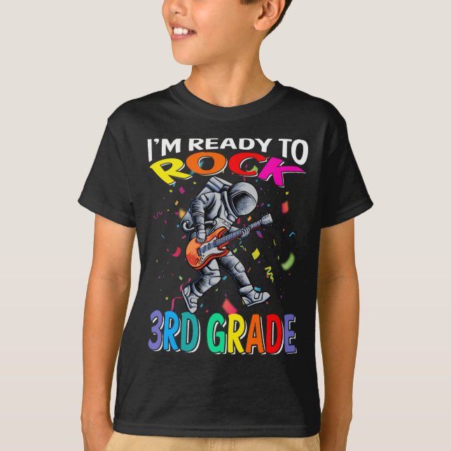 Estou pronto para balançar camiseta do Astronauta  (Frente)