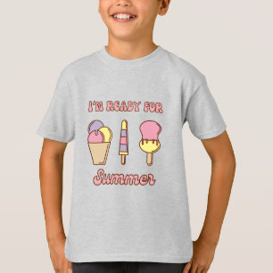 Estou pronto para o verão camiseta engraçada de so