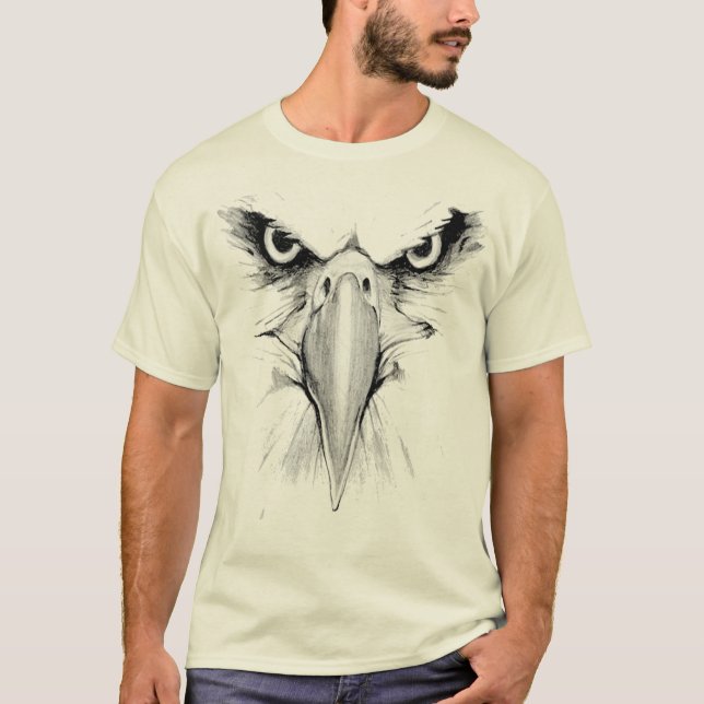 Estou te observando na cara de águia, T-Shirt (Frente)