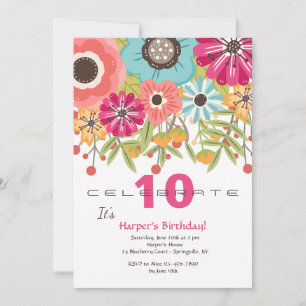 Estouro com convite da cor