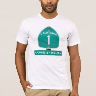 Estrada 1 Carmel de Califórnia pelo t-shirt do ma