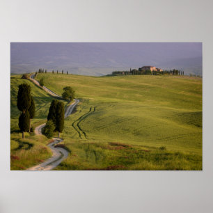 Estrada a Terrapille no poster de Toscânia