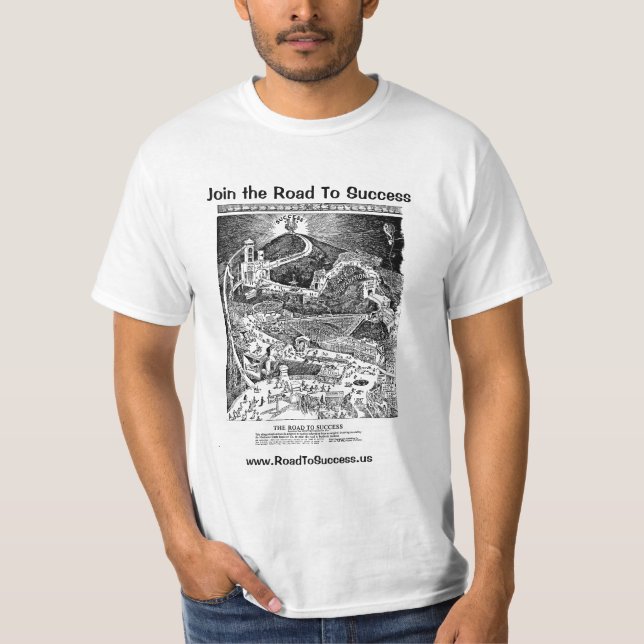 ESTRADA ao t-shirt inspirador famoso do SUCESSO (Frente)