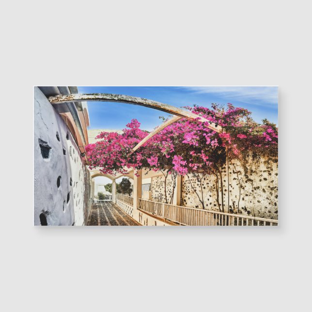 Estrada Cênica em Santorini, Grécia (Frente)