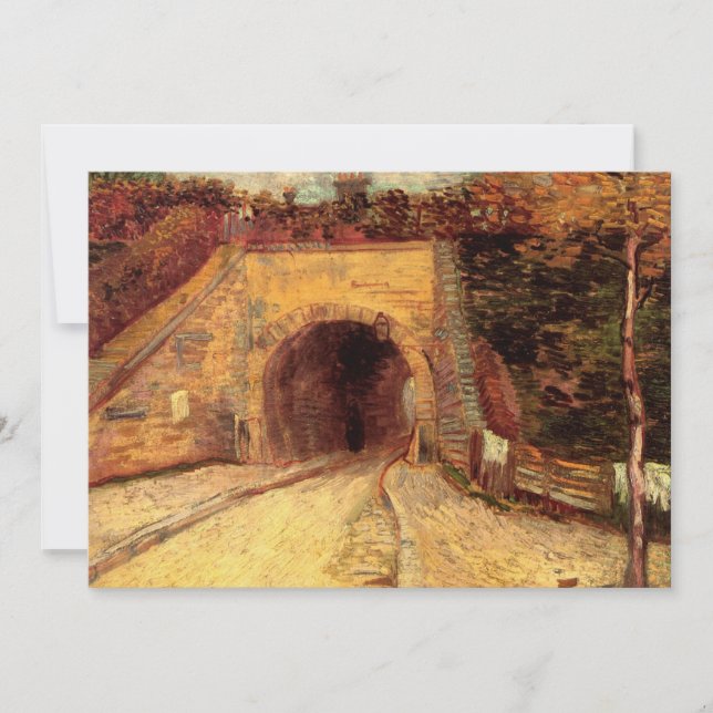 Estrada com Viaduto de Subpassagem por Vincent van (Frente)