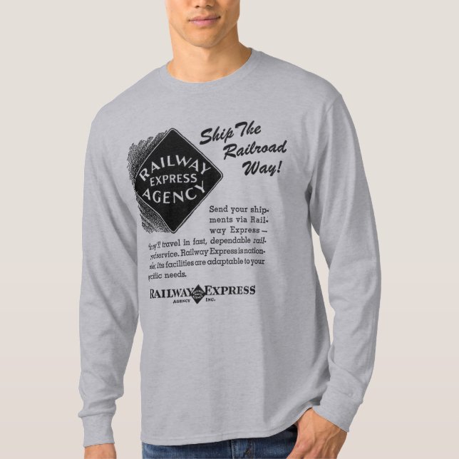 Estrada de ferro expressa - envie os t-shirt da (Frente)