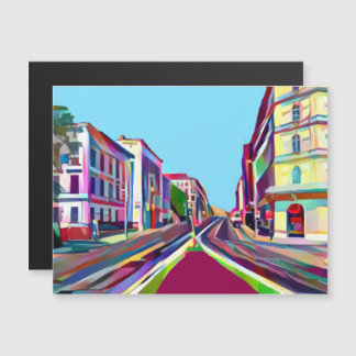 Estrada em Viena, Áustria - Cartão Magnético