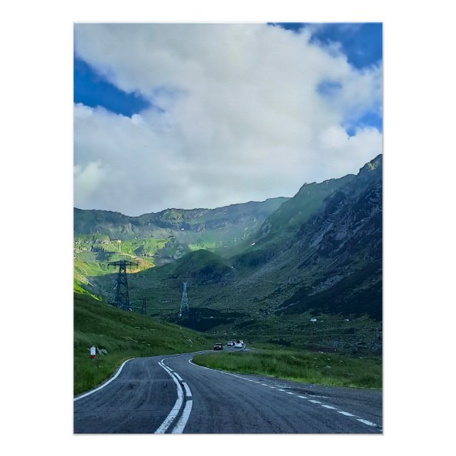 Estrada Transfagarasan – Impressão da Montanha dos (Frente)