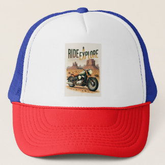 Estradas são Lar – Boné de Estilo de Vida de Motoc