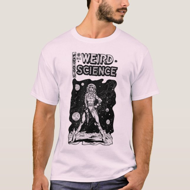 ESTRANHO DOS ANOS 50: Science~Fantasy T-Shirt (Frente)