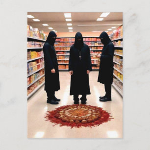 Estranho Ritual Oculto em Cartão Postal de Superme