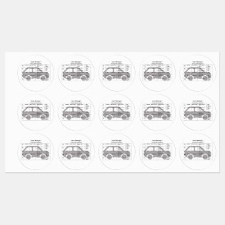 Estratégia - Etiqueta à prova d'água (3,8 cm)