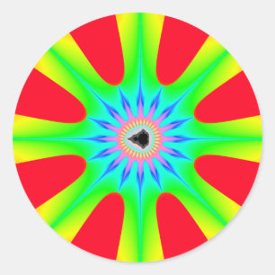 Estrela - Adesivo Fractal