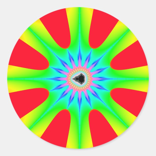 Estrela - Adesivo Fractal (Frente)
