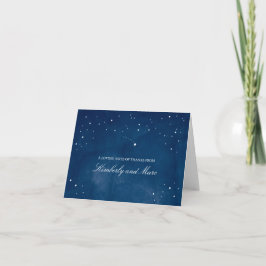 Estrela Cadente Aquarela Azul | Agradecimento de C