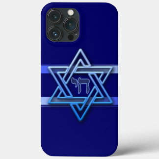 Estrela de David & Chai Case-Mate capa de iPhone d