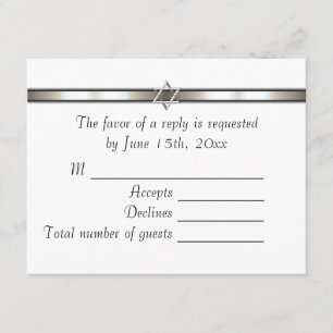 Estrela de David Qualquer Cor RSVP