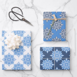 Estrela de David Snowflakes Hanukkah Set