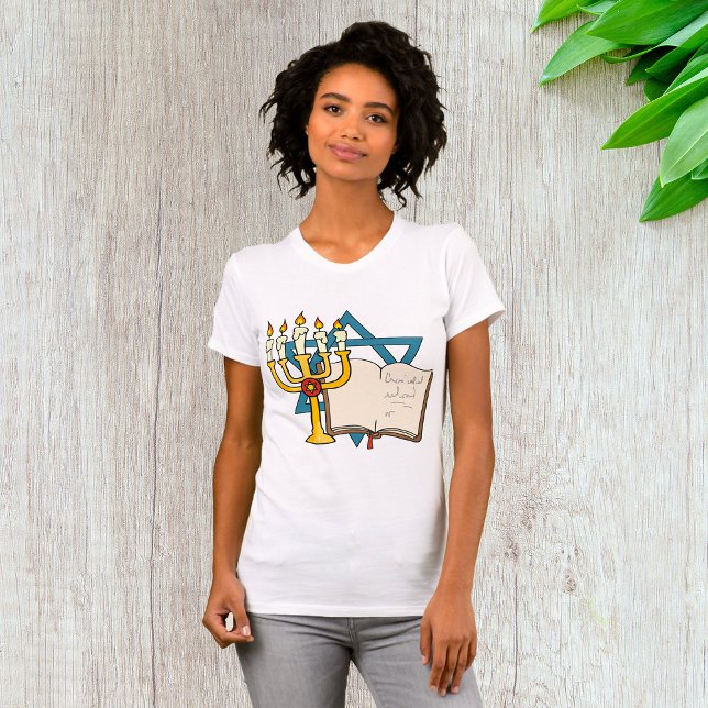 Estrela de David Womens T-Shirt (Criador carregado)