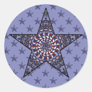 Estrela do Adesivo de Independência