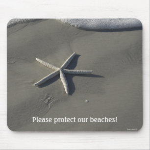 Estrela do mar Mousepad dos presentes da praia