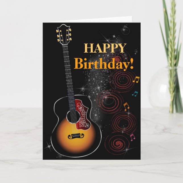 Estrela do rock - cartão (Frente)