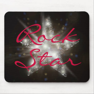 Estrela do rock Mousepad