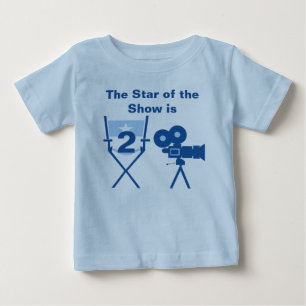 Estrela do t-shirt customizável do aniversário d